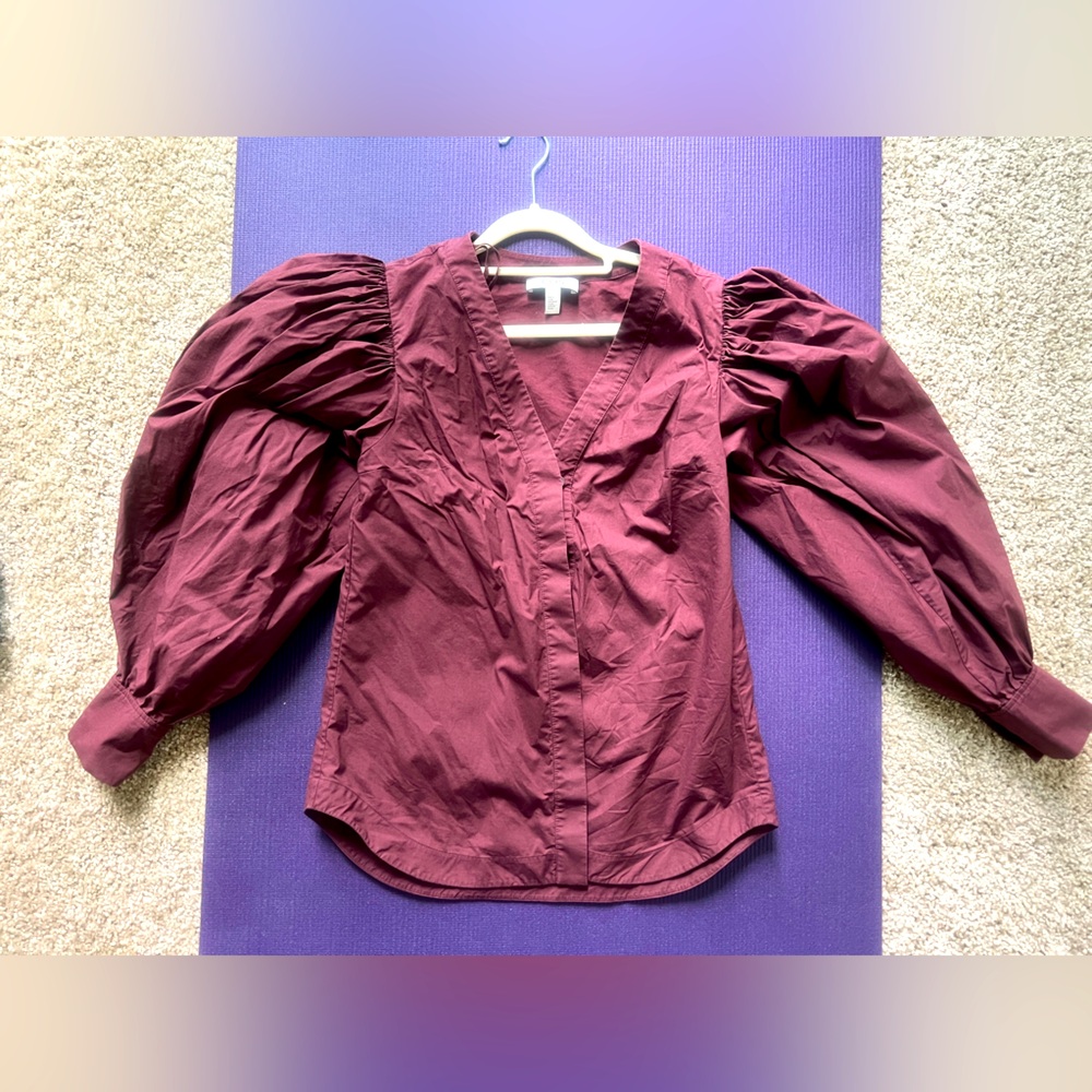 COS puffed sleeve blouse